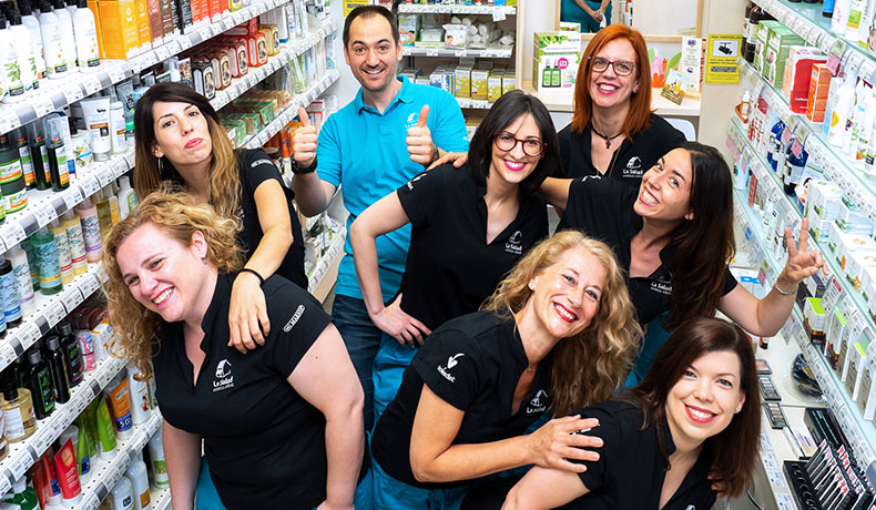 El equipo de Herboristería La Salud